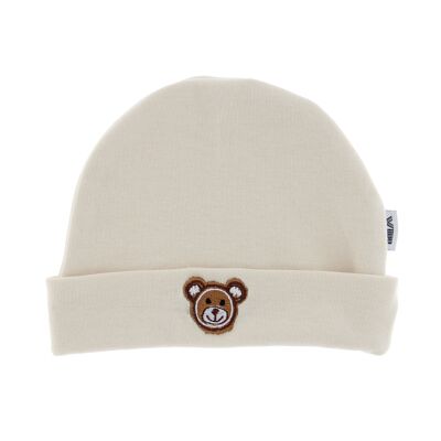 Hat Round 'bear' Beige