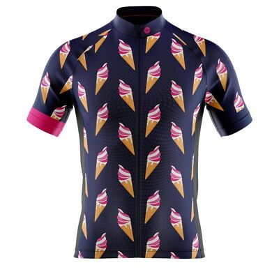 Mens Cove Cycling Jersey in Ice Cream