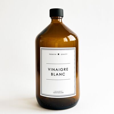 Amber White Vinegar Bottle - 1000 ml