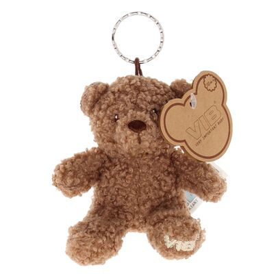 Portachiavi di peluche a forma di orsetto di cioccolato