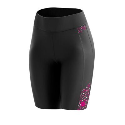 Women's Padded Cycling Shorts in Pink Squircle