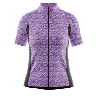 Women's Fleet Cycling Jersey in Gem Purple