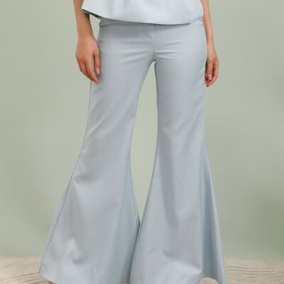 Pantaloni svasati a vita alta - 3179