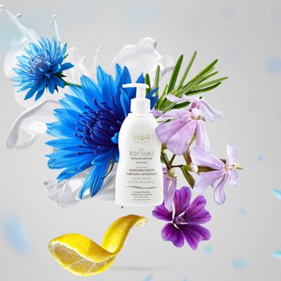 Gel douche revitalisant. Gel douche apaisant, antiseptique et revitalisant Bio 300 ml - Bain et douche l