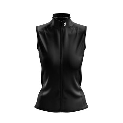 Women's Windy Cycling Gilet in Black