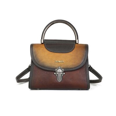 Sac en cuir pour femme Zerimar - Exclusif et décontracté gravé