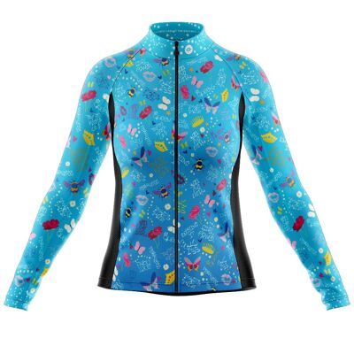 Women's Cove Midweight Cycling Jersey in Fearless Fabulous Female