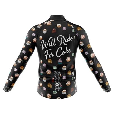 Mens Cove Midweight Cycling Jersey in Cake