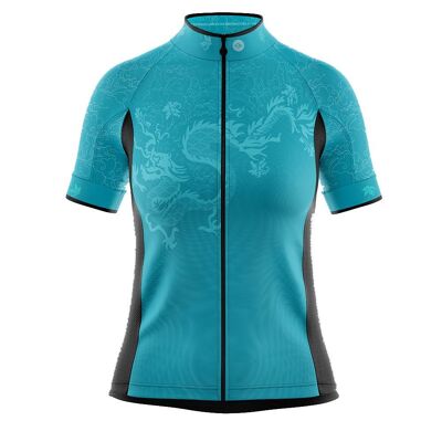 Women's Cove Cycling Jersey in Oriental Jade