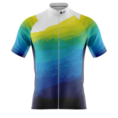 Big and Tall Mens Fleet Cycling Jersey in Yorkshire