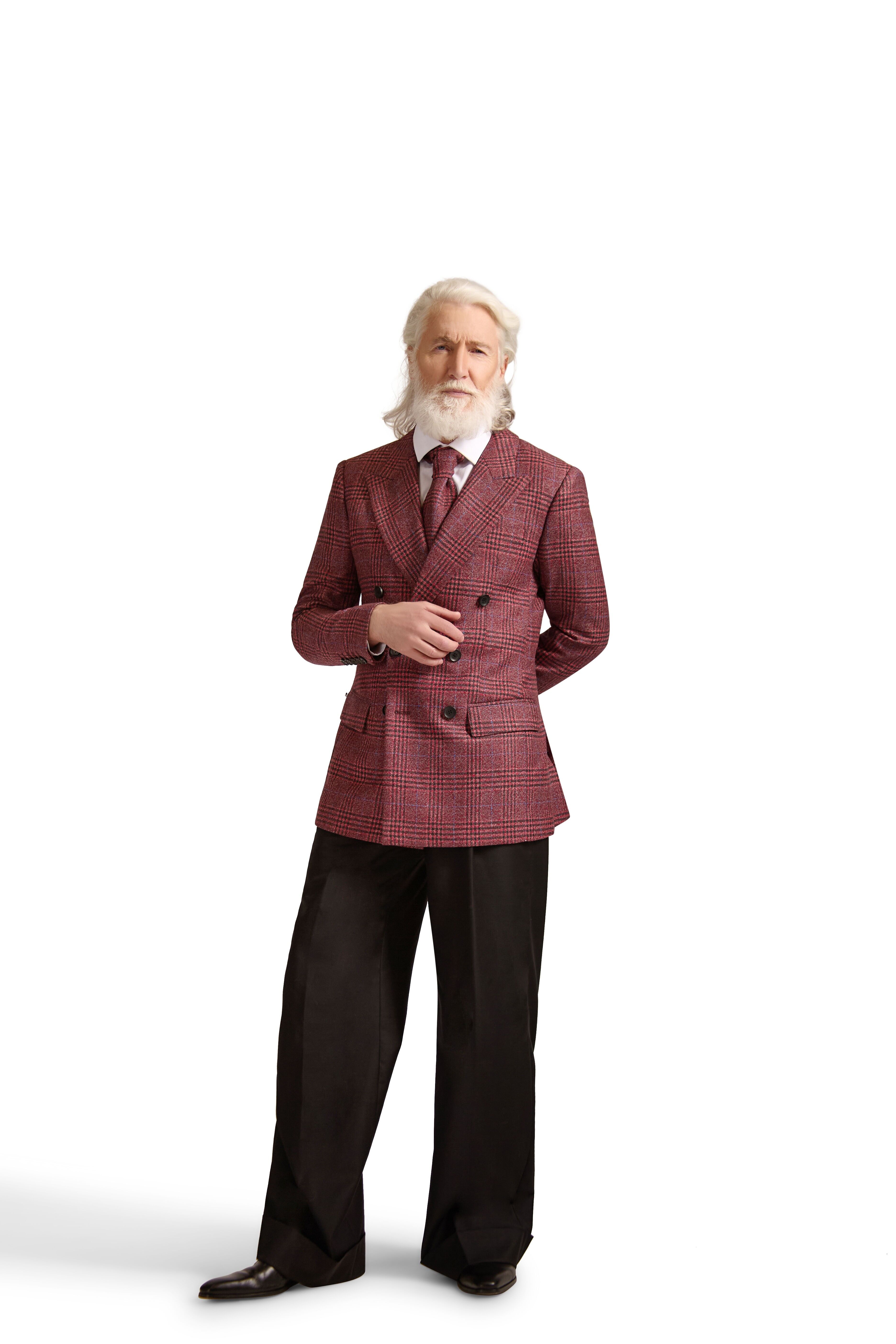 Cravate en laine à carreaux sur mesure Helen Anthony