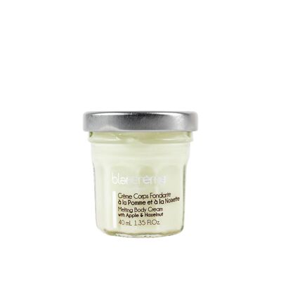 Crema corporal fundente de manzana y avellana tamaño viaje