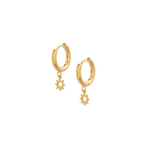 Gold Celestial Hoops