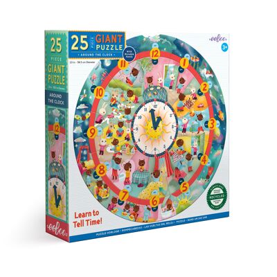 Puzzle gigante Eeboo - 24 ore su 24