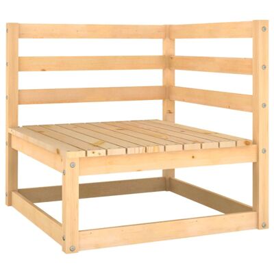 Conjunto de salón de 2 piezas Mobelhusch Massive Grenenhout 1