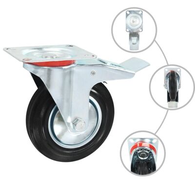 Mobelhusch 32 pièces Zwenkwielen 160 mm 1