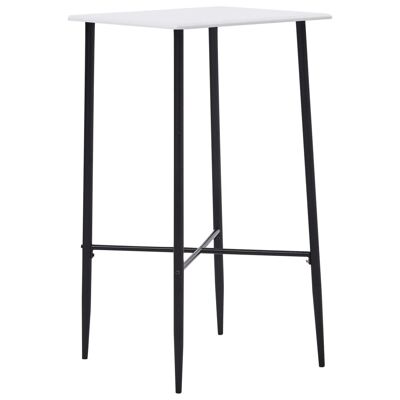 Ensemble de bar 3 pièces Mobelhusch en plastique noir 5