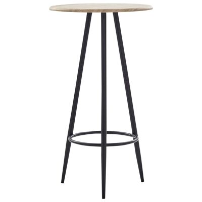Set da bar Mobelhusch 3 pezzi in tessuto bianco 5