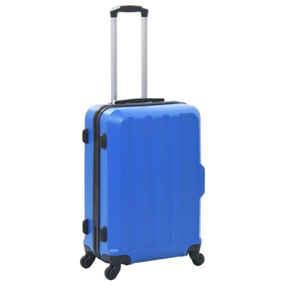 Mobelhusch 3-piece Harde suitcase set ABS blue