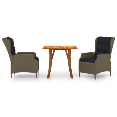 Mobelhusch 3-piece Tuinset brown 13