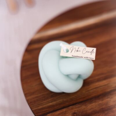 Knot Candle - Mint