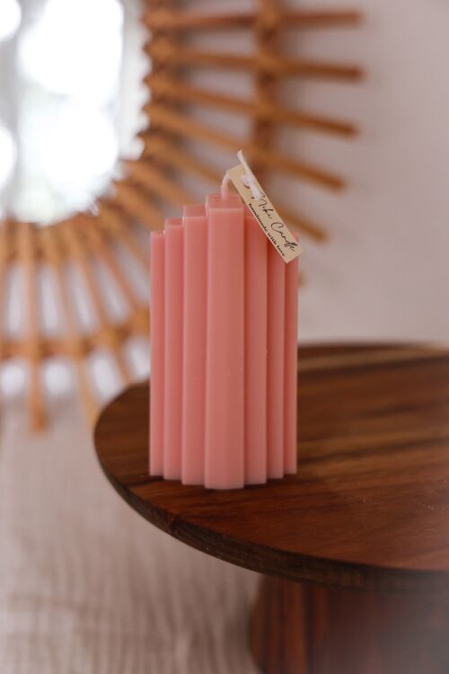 Tower Candle - Rosa