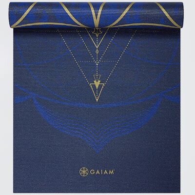 Gaiam Tappetino Yoga Reversibile Metallico Sole & Luna (6 mm)