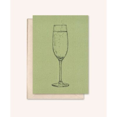 Carte durable + enveloppe | Prosecco | Romarin