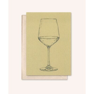 Sustainable card + envelope | Wine | Walnut