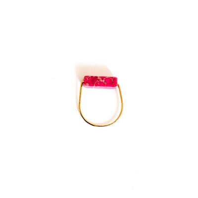 STEIN FUSHIA RING