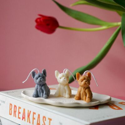 French Bulldog Candle | Novelty Candle | Soy Wax Home Decor