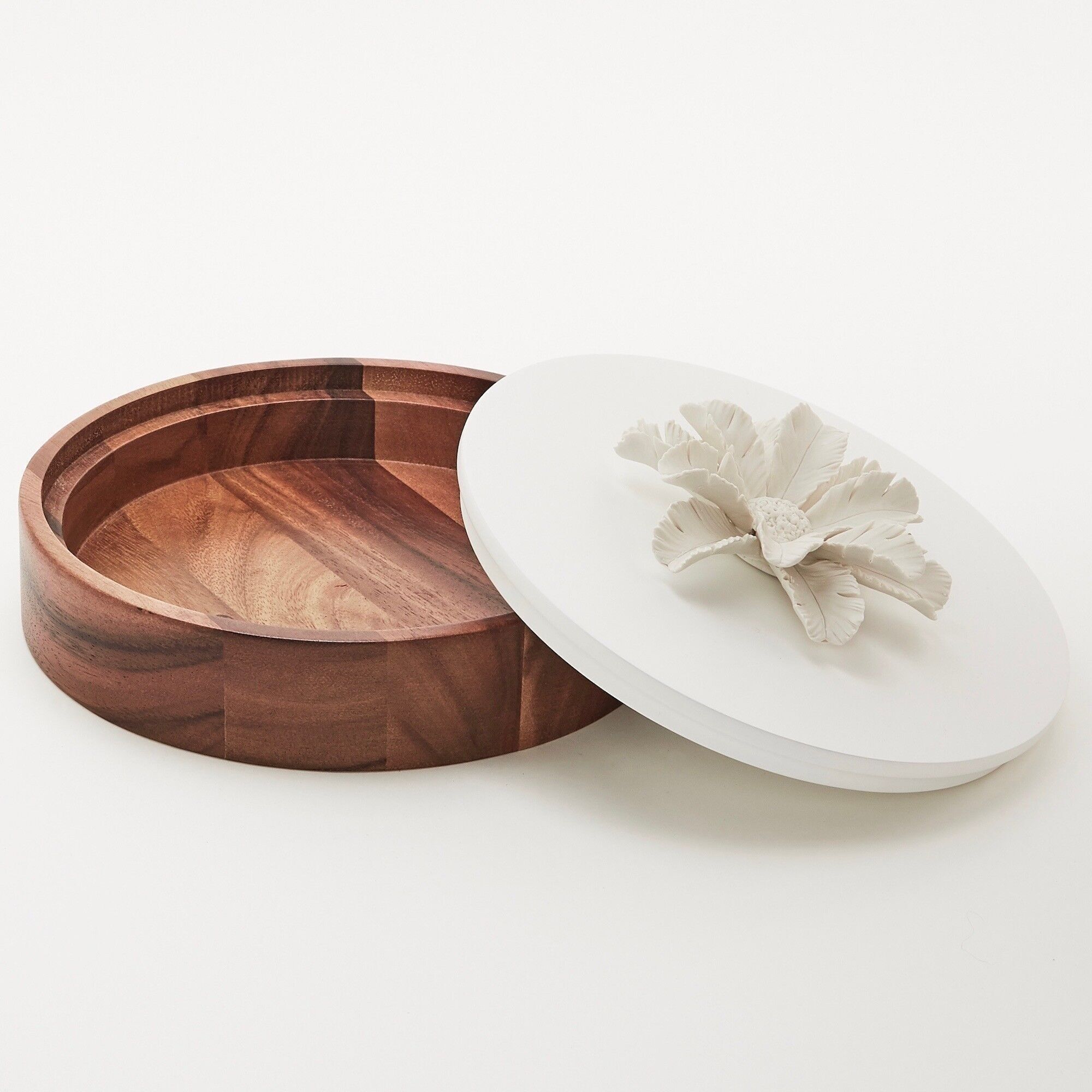 Boîte en bois laqué 20 cm - OKO  XL