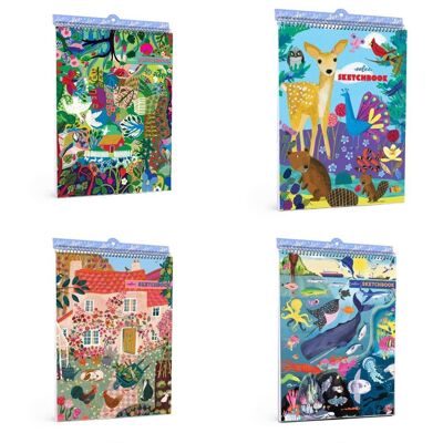 Cuadernos de dibujo eeBoo: regalos artísticos para niños