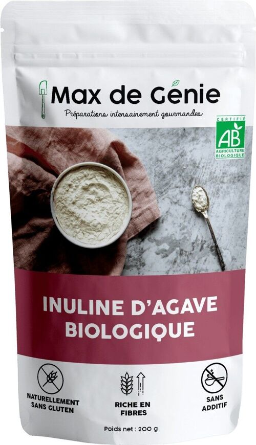 Poudre d'inuline Bio d'agave