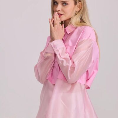 Camisa con lazo en la espalda - 5628