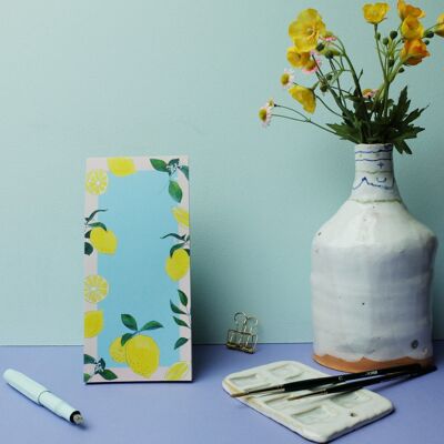 Blocco note 10x20 cm Limoni