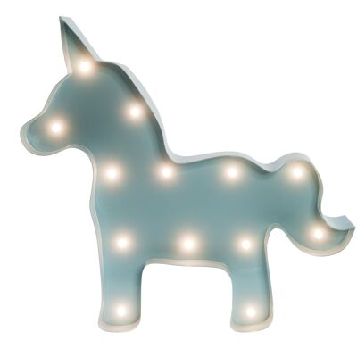 Licorne S bleu pastel