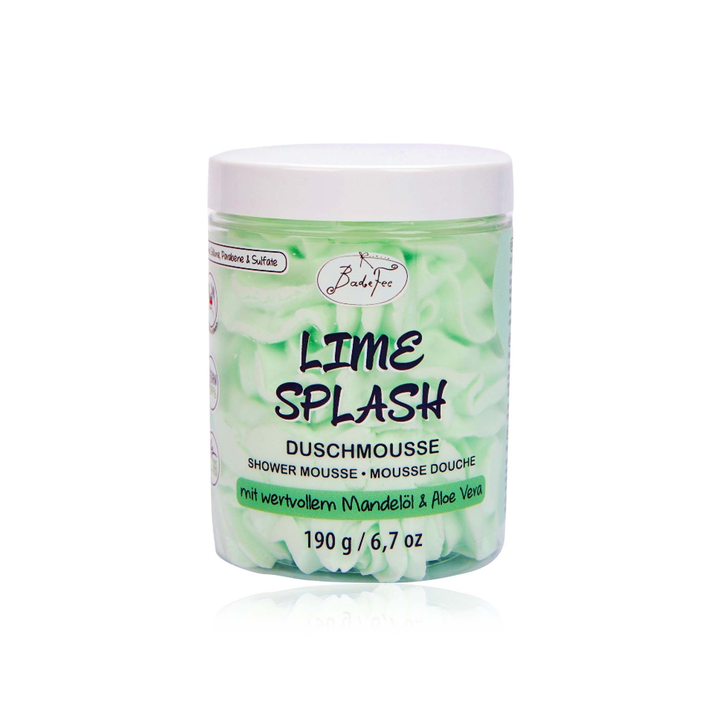 Shower Mousse Lime Splash - creamy & nourishing shower gel (shower mousse)