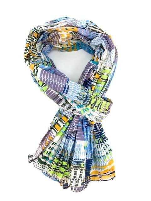 Sciarpa pareo da donna in 100% cotone indiano