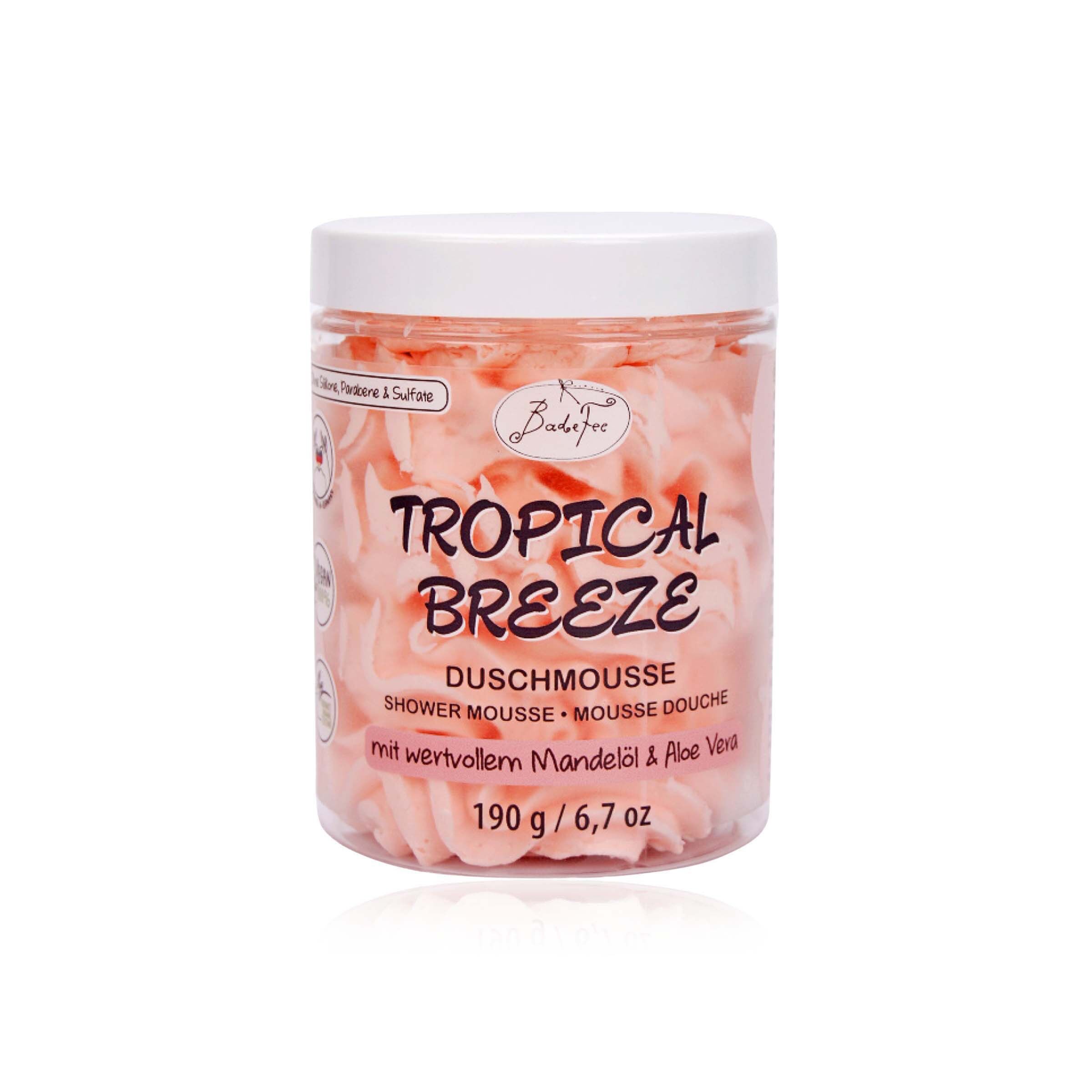 Shower Mousse Tropical Breeze - creamy & nourishing shower gel
