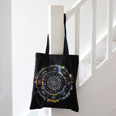 Bolsa de polialgodón con la Rueda del Año