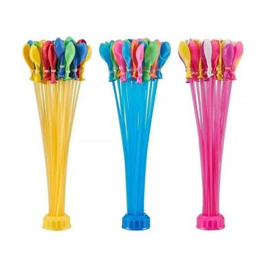 Lot de 111 Bombes à Eau avec Adaptateur de Robinet Remplissage Rapide Auto Fermeture pour Enfants