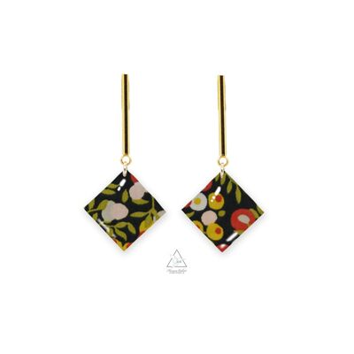 Pandora earrings gilded with fine gold - wiltshire tomette
