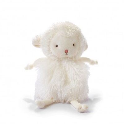 Conejitos de peluche Roly-Poly de Bunnies By The Bay, cordero blanco