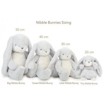 Peluche Bunnies By The Bay Lapin petit gris 2