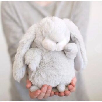 Peluche Bunnies By The Bay Lapin petit gris 3