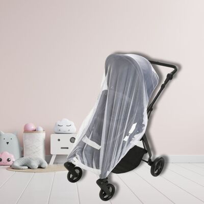 Moustiquaire Universelle Anti-Moustiques Bébé – Pour Lit Parapluie, Poussette et Berceau