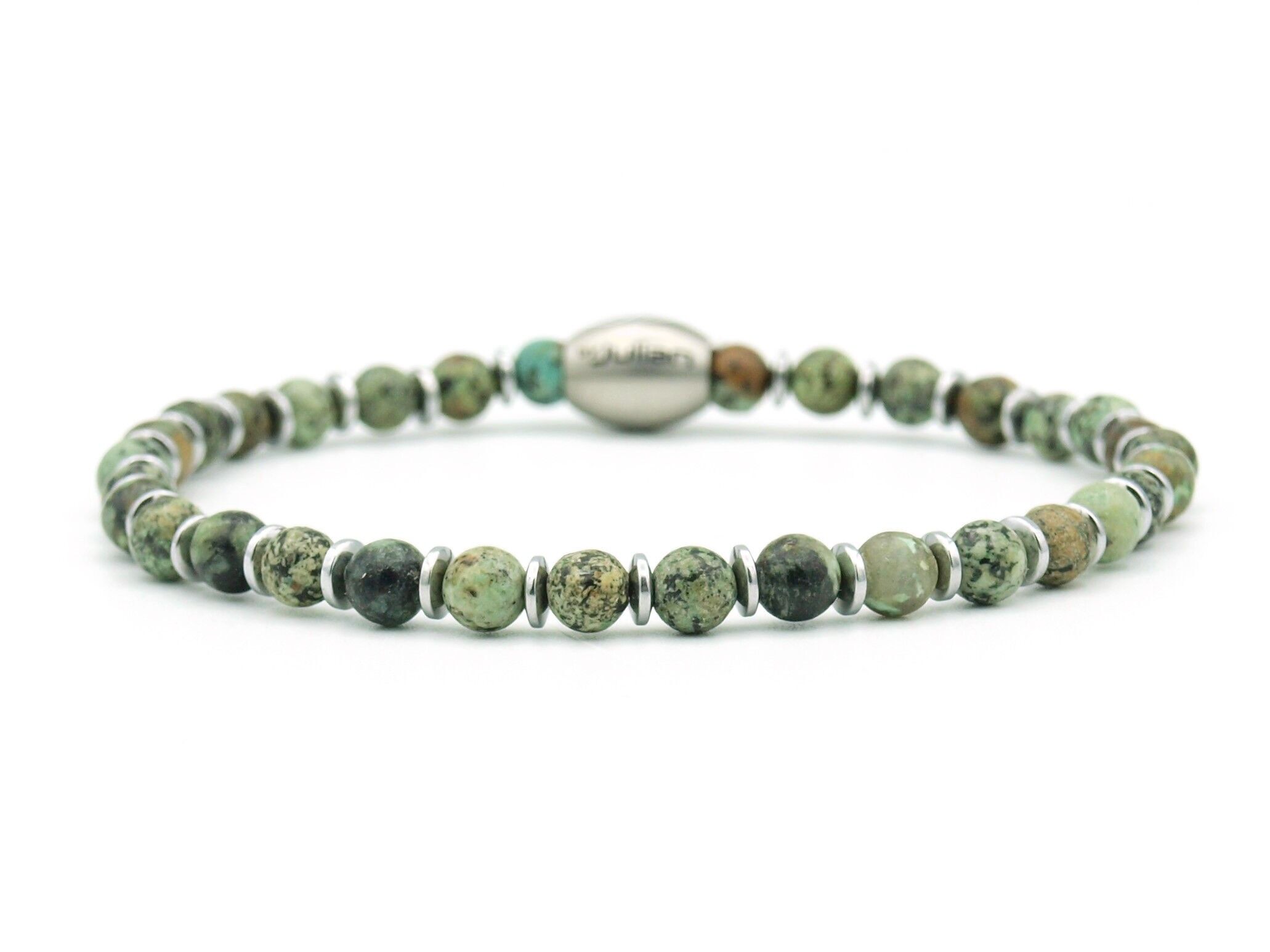 Empat dua turquesa africana (plata u oro)