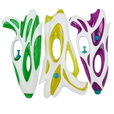 Wasserpistole für Kinder, futuristisches Modell, Länge 20 cm, zufällige Farbe, für Spiele im Freien und Wasserschlachten