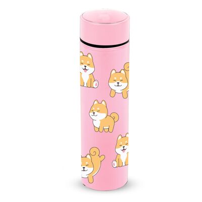 Oh My Pop Shiba-Botella Block, Rosa